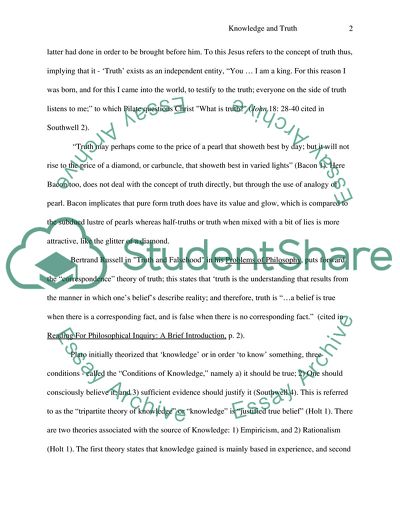 Are Some Ways Of Knowing More Likely Than Others To Lead To The Truth