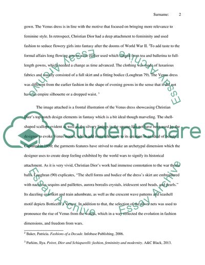 Venus Dress by Christian Dior