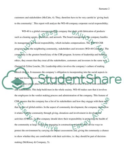 Corporate Social Responsibility