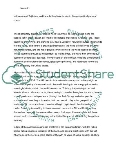 Parag Khanna. The Second World ISBN 0-812979842