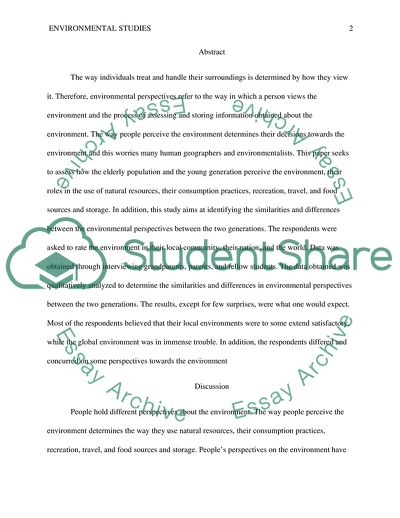 Multi-generational Sustainability Perspectives and Practices