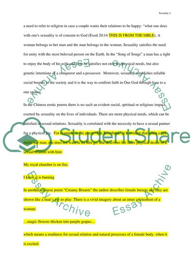 Essays On High School Sexuality In Literature Business Communication Essay also Argumentative Essay Papers Sexuality In Literature Essay Example Topics And Well Written High School Scholarship Essay Examples