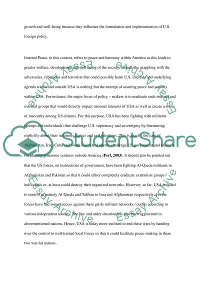 What Is the most important for American Foreign Policy