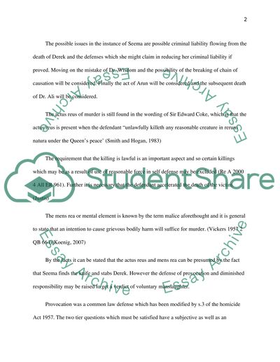 The Main Aspects of Criminal Law