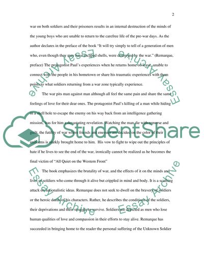 All Quiet on the Western Front