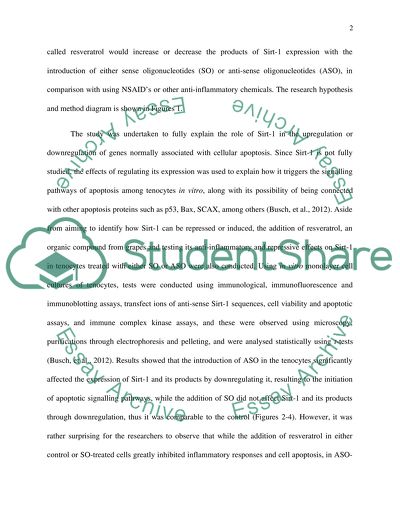 Tendonitis and apoptosis