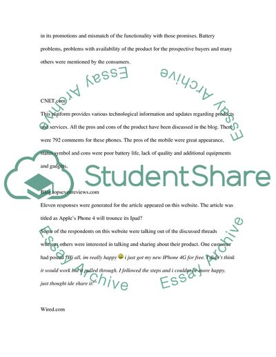 Customer Generated Media in iPhone