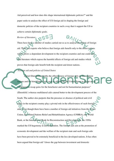 The American Policies that Shape Global Diplomacy