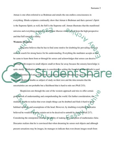 Catcher In The Rye Essay Thesis Descartes And Hinduism Essay Style Paper also Argumentative Essay Topics High School Descartes And Hinduism Essay Example Topics And Well Written Business Argumentative Essay Topics