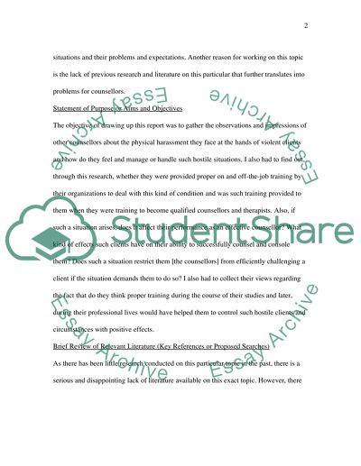 Security and Safety of Health Care and Community Service Workers