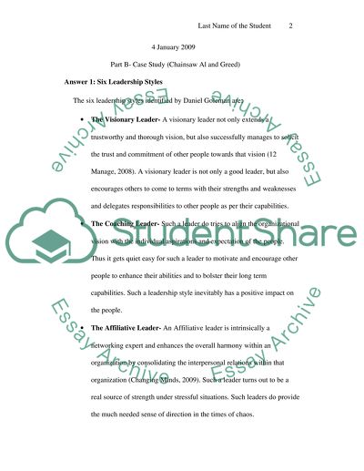 Discussion Questions( corporate governance& ethics) Essay