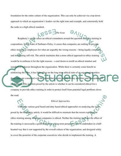 Making Ethics Rules Stick