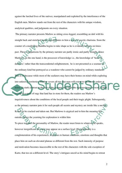 Immoral and Degrading Face of Imperialism in Heart of the Darkness