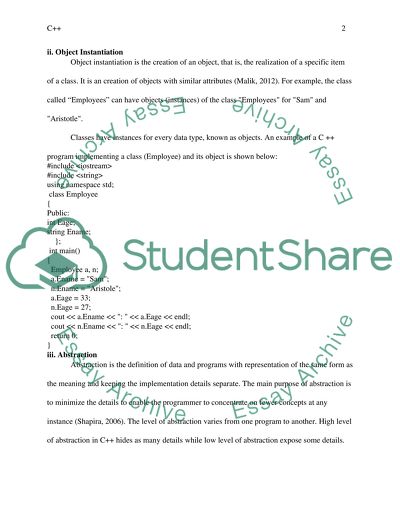 Classes and Class Hierarchies in C++