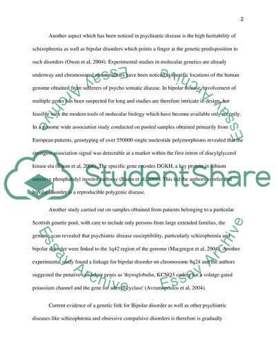 Etiology of bipolar disorder