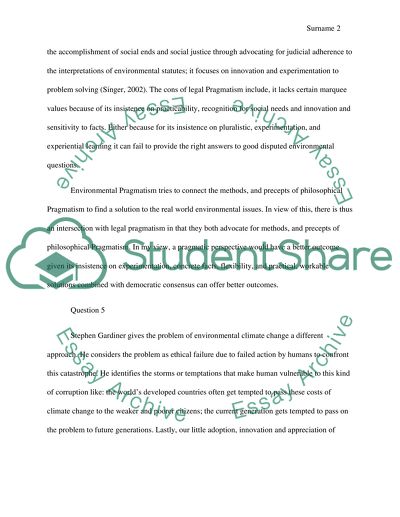 Environmental Racism, Climate Change,