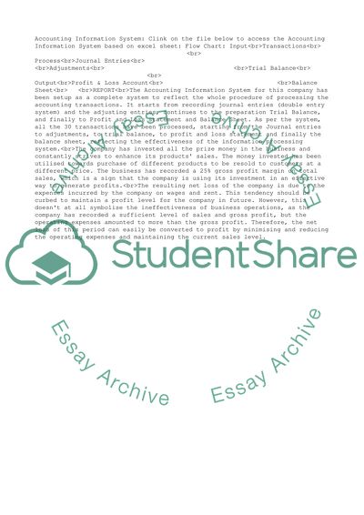 Accounting Information System