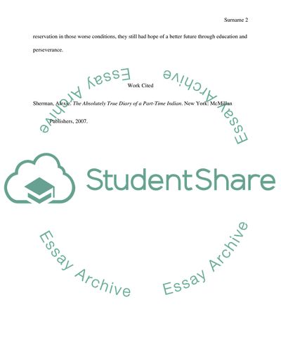 The Absolutely True Diary of a Part-Time Indian by Sherman Alexie, 2007