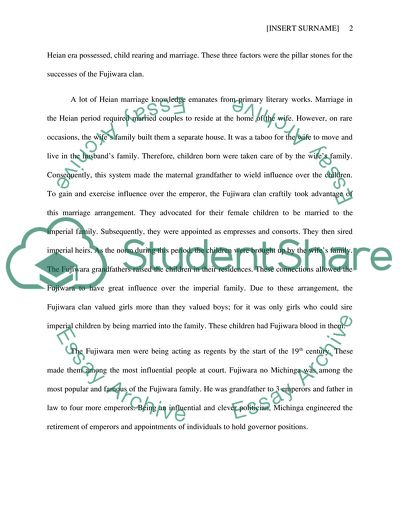 Fujiwara Clan and Governance