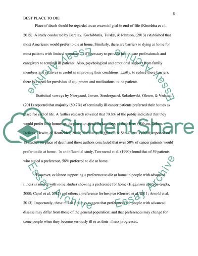 Home is The Best Place To Die