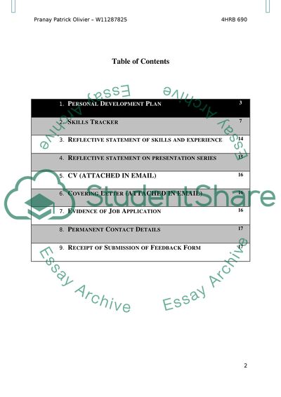 Skills Tracker for Employability Module