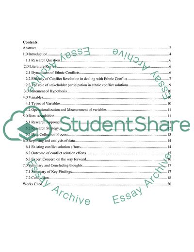 Finding Possible Resolution Measures in the Central Africa Republic