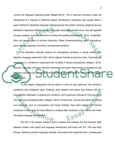 Child Language Disorder