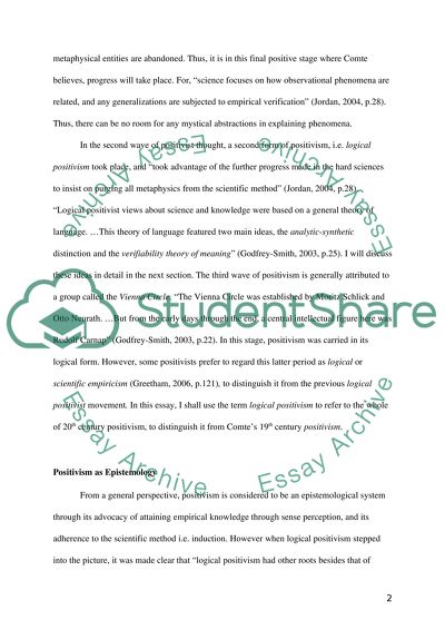 Positivism in psychology image