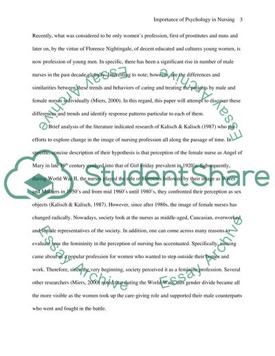 Importance of Psychology in Nursing