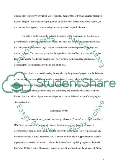 Democracy: from Ancient Greece to Modern Time