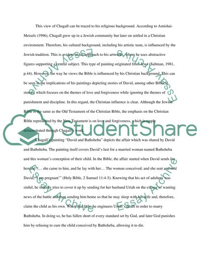 Do Chagalls Depictions of David Reflect His Intense Religiosity