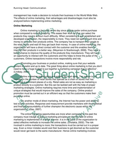 The Advantages and Disadvantages of Online Marketing