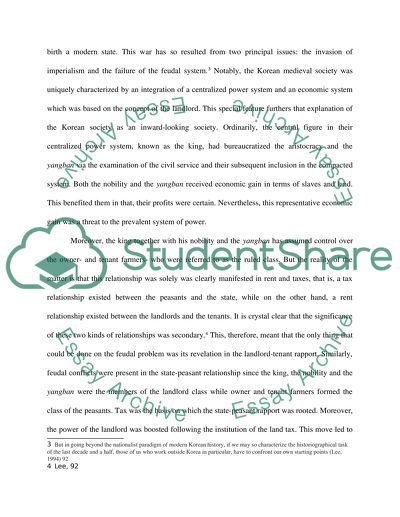 Modern Korean History Issues