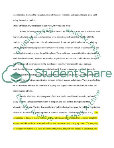 The Ways the Internet Has to Expand Contemporary Mediated Public Life