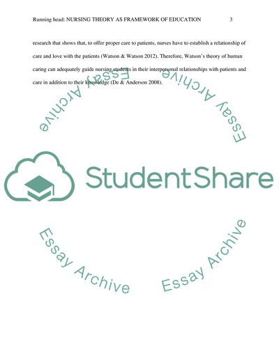 Theory as Framework for Education