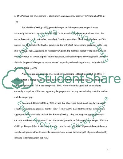 Closing the Output Gap in the United Kingdom