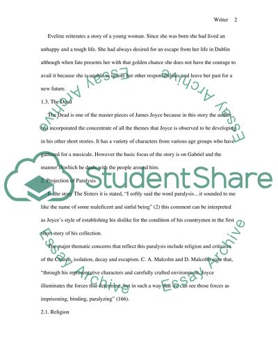 James Joyces Portrayal of Dublin as a Paralyzed Country