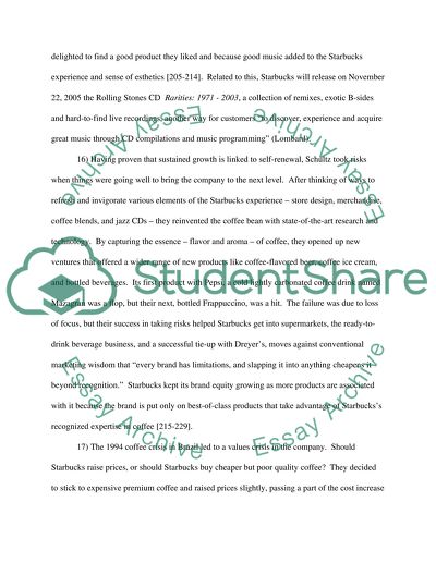 Building Starbucks as a company