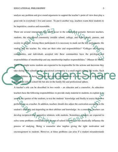 Educational Philosophy