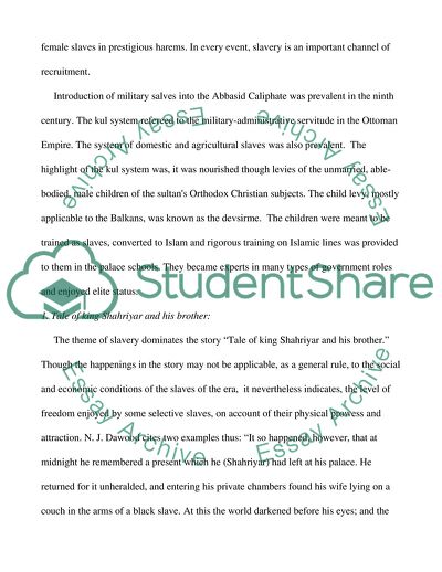 Slavery in the Middle East