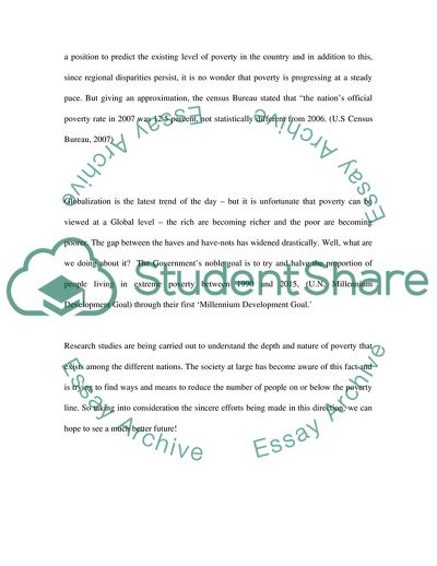 What Is True Poverty