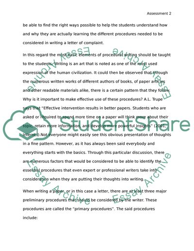 The Right Procedures of Writing a Letter of Complaint