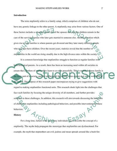 Making Stepfamilies Work