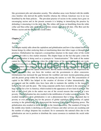 In Between Fear and Hope: Globalization and Race in the Unitized States