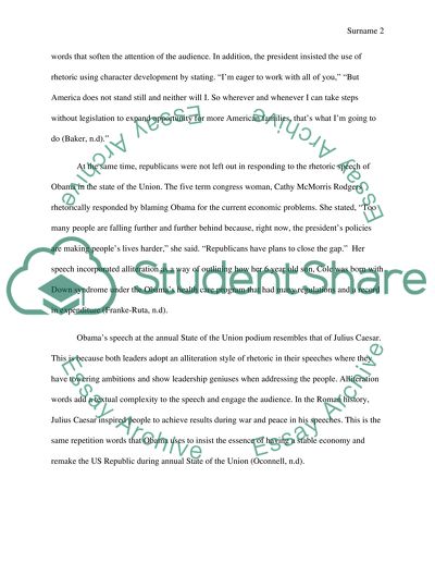 The Relevance of Political Rhetoric in the Society