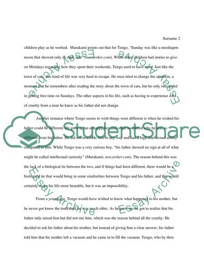 Symbolism in Town of Cats of Haruki Murakami