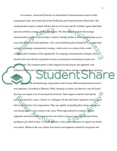 Why Fundraising and Public Relation Are Crucial to Strategic Planning - ActionAid