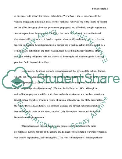 American Radio Broadcasts during World War II