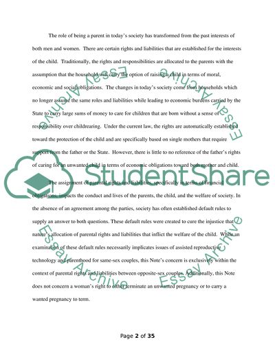 The law & economics of parenthood: how gender inequality impacts social welfare