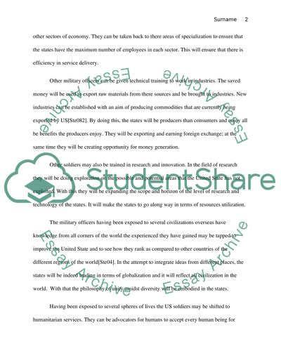 Employment of the Troops